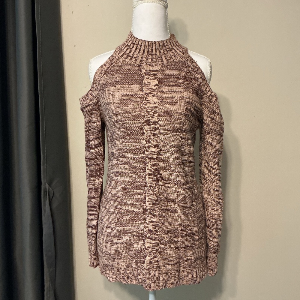 New York & Company Cold Shoulder Sweater